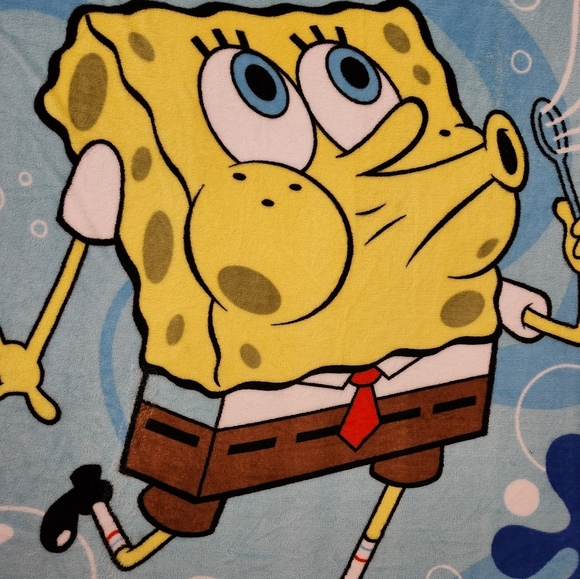 Nickolodeon SpongeBob SquarePants Sheldon J. Plankton Double Sided Twin Size - Picture 5 of 10